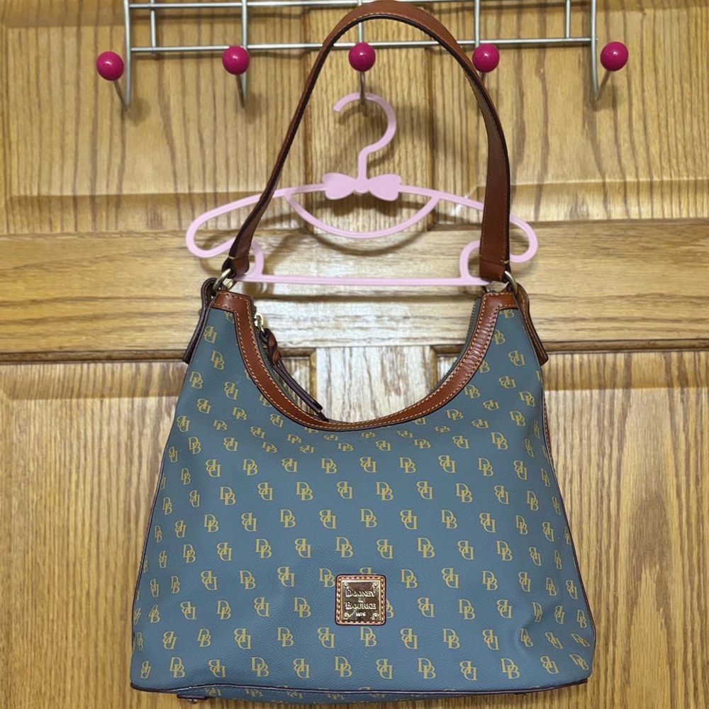 Dooney & Bourke Blue and Brown Women's Bag
